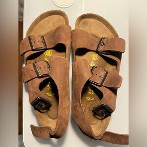 BIRKENSTOCK Suede Sling Back Sandals SIZE 39